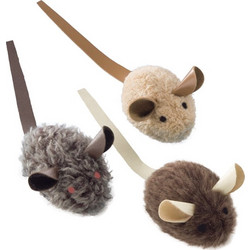 Nobby Plush Mouse 3τμχ