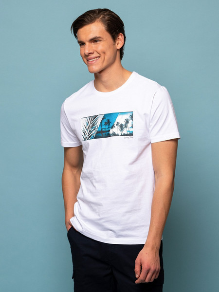 Heavy Tools T-shirt, MAROON - Λευκό