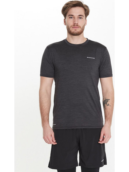 Endurance T-shirt Mell M Melange S/S Tee - 1001 Black