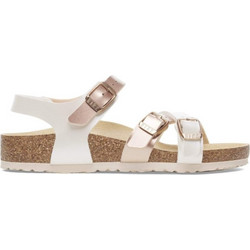 Birkenstock Kumba Παιδικά Πέδιλα για Κορίτσι Ανατομικά Διαφανή Ροζ Χρυσά 102944
