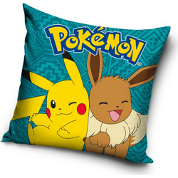 Pokemon Eevee velvet decorative pillow cover 40x40 cm