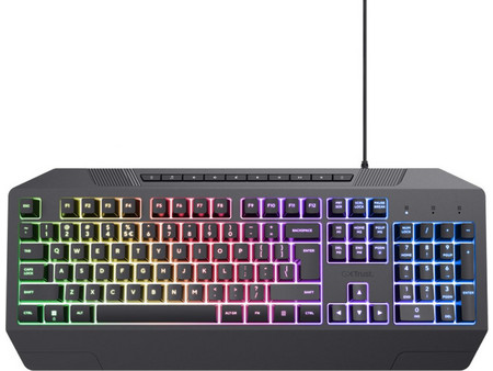 Trust GXT 836 Gaming Πληκτρολόγιο RGB Black