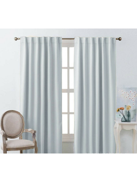 Sidirela Κουρτίνα με Τρέσα 140x260 Dark Grey