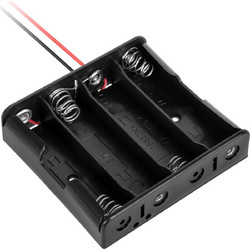 Μπαταριοθήκη για 4x 18650 με καλώδιο (DM-0049-L)