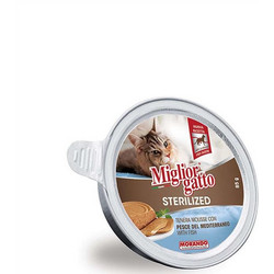 Morando Miglior Gatto Adult Sterilised Mousse with Fish 85gr