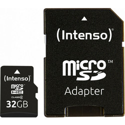 Intenso microSDHC 32GB Class 4 + Adapter