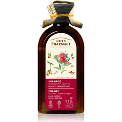 Green Pharmacy για Ξηρά Μαλλιά Argan Oil & Ρόδι Φυτικό Σαμπουάν για Ξηρά Μαλλιά 350ml