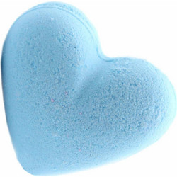 Love Heart Bath Bomb 70g - Baby Powder