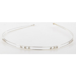 Novita Stardust Double Wire Στέκα Μαλλιών Ασημί