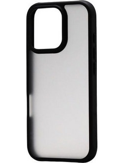 Θήκη TPU & PC inos Apple iPhone 16 Pro Flame Μαύρο N66012