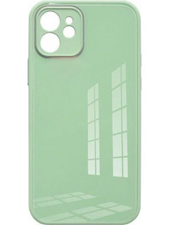 Θήκη TPU & Glass inos Apple iPhone 12 CamGuard Ανοιχτό Πράσινο N57204