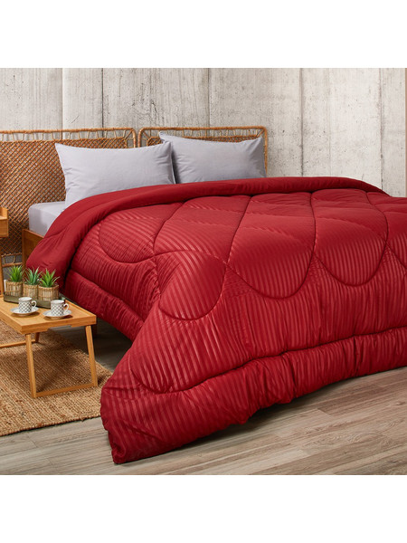 WhiteEgg Πάπλωμα Υπέρδιπλο 220x240 ΠΑΠ100 -4 Red