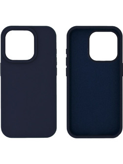 Ancus Silicone Liquid Back Cover Navy Blue (iPhone 15 Pro)