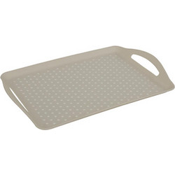 Δίσκος κουζίνας PP αντιολ/κος μπεζ 45x32cm - Plastona