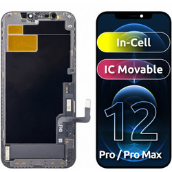 Μονάδα Οθόνης LCD ZY για Apple iPhone 12 / 12 Pro, Έκδοση In-Cell IC, Μαύρο