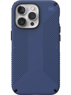 SPECK (141712-9128) IPHONE 13 PRO CASE, PRESIDIO2 GRIP (COASTAL BLUE/BLACK/STORM BLUE)