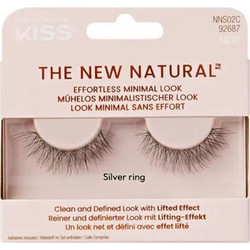 Kiss New Natural Silver Ring False Adhesive Lashes Single Pair 02