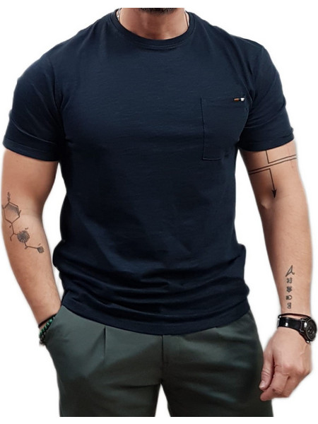 Indicode - 41-104 400 - IN Andorra - Navy - Oversize fit - Μπλούζα Μακό - blue