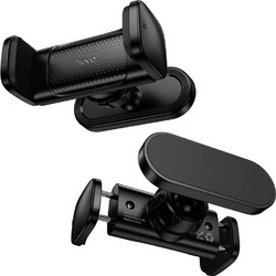 Επιτραπέζια Μαγνητική Mini Βάση Στήριξης Hoco HD12 για Συσκευές 4.5" - 7" (55-88mm) για όλες τις Επίπεδες Μεταλλικές Επιφάνειες Μαύρη