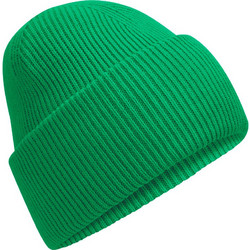Classic Engineered Deep Cuffed Beanie Beechfield B385R Kelly Green