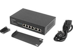 Lanberg RSFE-4P-2FE-60 Unmanaged L2 Switch με 4 Θύρες Ethernet 1Gbps