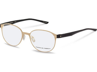 Porsche Design P8345 C Ανδρικός Σκελετός Γυαλιών Οράσεως Μεταλλικός Χρυσός Μαύρος