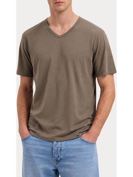 T-SHIRT DSTREZZED DS_STEWART TEE GREY BROWN DSTREZZED
