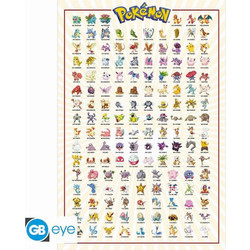 Pokemon - Kanto 151 Αυθεντική Αφίσα (92x61cm)