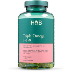 Holland & Barrett High Strength Triple Omega 3-6-9 120 Μαλακές Κάψουλες