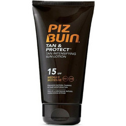 Piz Buin Tan & Protect Intensifying Sun Αδιάβροχο Γαλάκτωμα Μαυρίσματος Σώματος SPF15 150ml