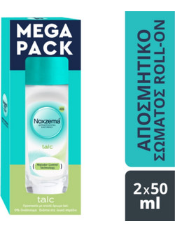 Noxzema Talc Αποσμητικό Roll On 48h 2x50ml