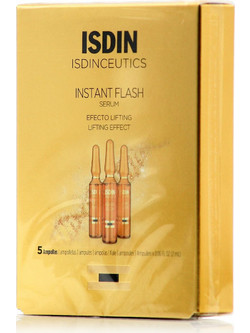 Isdin Instant Flash Αντιγηραντικό Serum Προσώπου για Σύσφιξη με Πεπτίδια 5x2ml