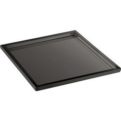 Δίσκος Καφέ Sanco Hotel Amenities 00137-PVD-05PL PVD Gun Metal Polished 30x30x1cm 00137-PVD-05PL