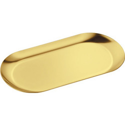 Δίσκος Amenities Sanco Hotel Amenities 00121-PVD-02PL PVD Golden Brass Polished 17,5x8,5x1cm