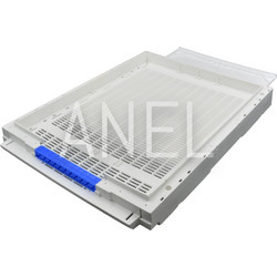 ANEL LockFit Βάση Κυψέλης Κινητή Πλαστική Αεριζόμενη με Συρτάρι, Πορτάκι και Τακούνια