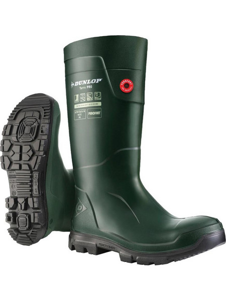 Dunlop Purofort Terra PRO Γαλότσες Ασφαλείας Μέσης Πράσινες KB-347822-1