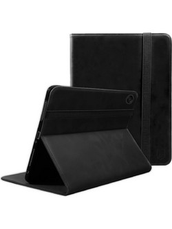 Θήκη Samsung Galaxy Tab A11 Plus 11" Rosso Deluxe Δερμάτινη με Υποδοχή για Γραφίδα - Black (8719246498350)