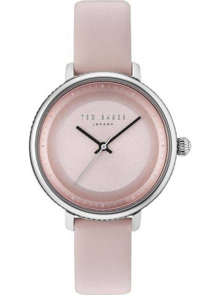 Ted Baker Isla Γυναικείο Ρολόι με Ροζ Δερμάτινο Λουράκι TE10031533