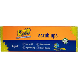 Σφουγγάρι Scrub Daddy Scrub Basics Scrub Ups 4τμχ Yellow