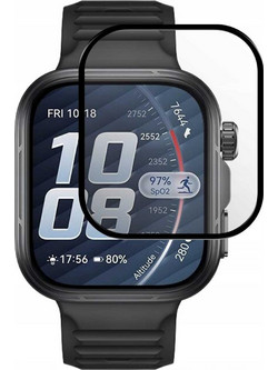 Hybrid Glass Huawei Watch Fit 5 Pro Spacecase Smartwatch Αντιχαρακτικό Προστατευτικό Υβριδικό Οθόνης - Black (5905719141424)