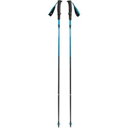 Black Diamond Distance Carbon Z Trekking Poles (Anthracite/Blue, Pair, 125 cm)