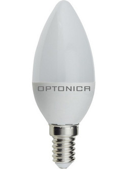 OPTONICA LED λάμπα candle C37 1423, 3.7W, 4500K, E14, 320lm