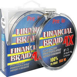 PREGIO Νήμα Financial Braid Τετράκλωνο 150m