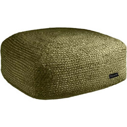 Πουφ Τετράγωνο Ottoman (50Χ50X25) Guy Laroche - 54 - olive
