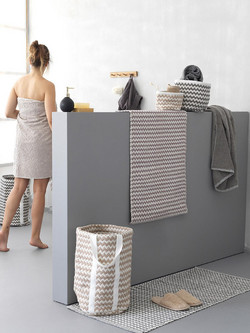 Palamaiki Καλάθι Απλύτων Bathmat Collection 30x30x46 TAYLOR Γκρι