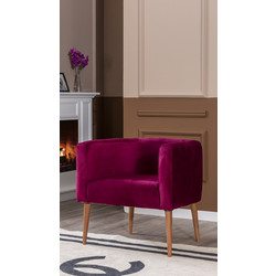 Stewe Home Πολυθρόνα Φούξια 60x55x55cm