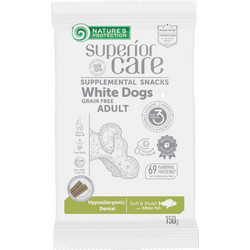 Nature's Protection Superior Care White Dogs Grain Free Adult Hypoallergenic Dental with White Fish 150gr