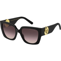 Marc Jacobs MARC687/S 807HA Ανδρικά Γυαλιά Ηλίου Τετράγωνα Κοκάλινα Μαύρα με Καφέ Degradee Φακό