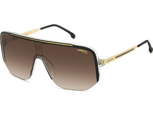 Carrera CA1060/S 2M2HA Γυναικεία Γυαλιά Ηλίου Aviator Μεταλλικά Ασημί με Καφέ Degradee Φακό