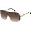 Carrera CA1060/S 2M2HA Γυναικεία Γυαλιά Ηλίου Aviator Μεταλλικά Ασημί με Καφέ Degradee Φακό